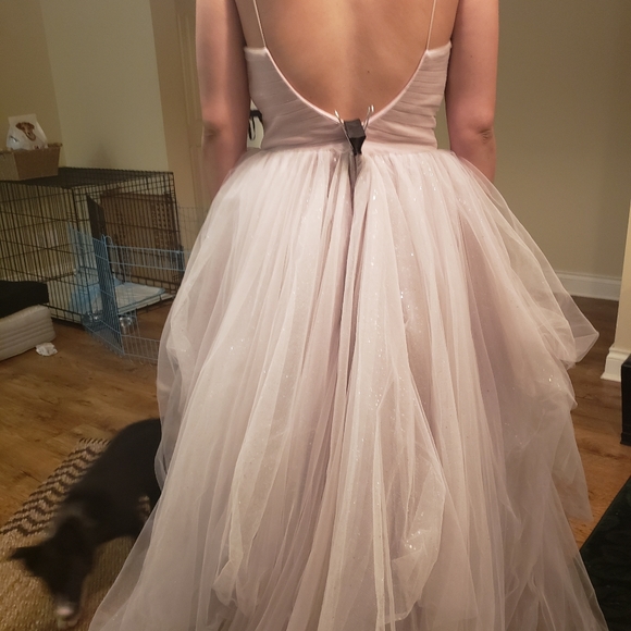 Blush Pink Prom Dress - Picture 2 of 2